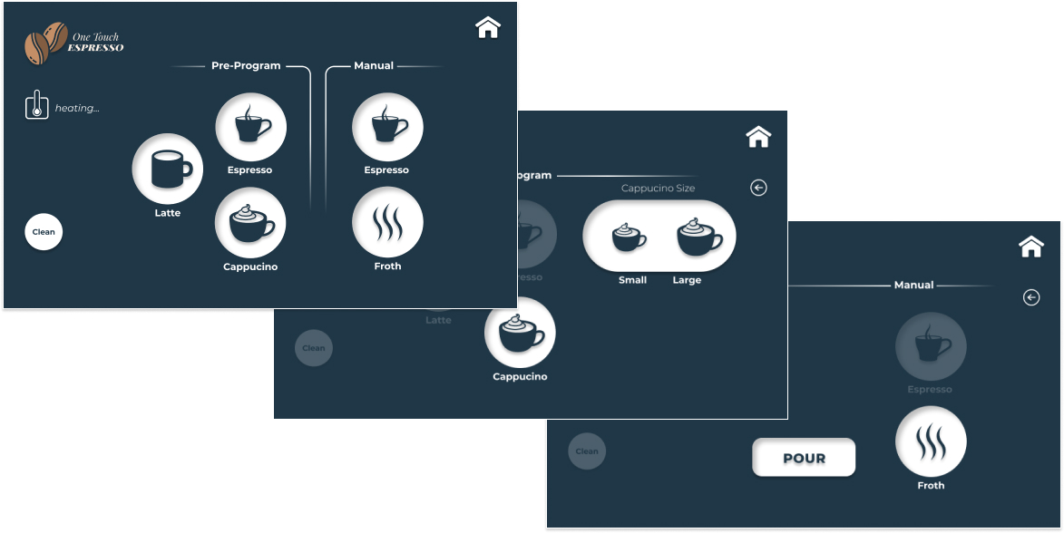 Coffee Machine UI Complete