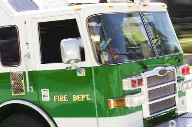 Green firetruck