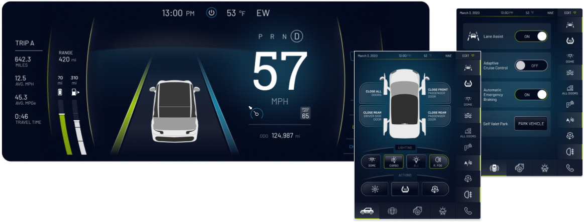 Car Dashboard UI